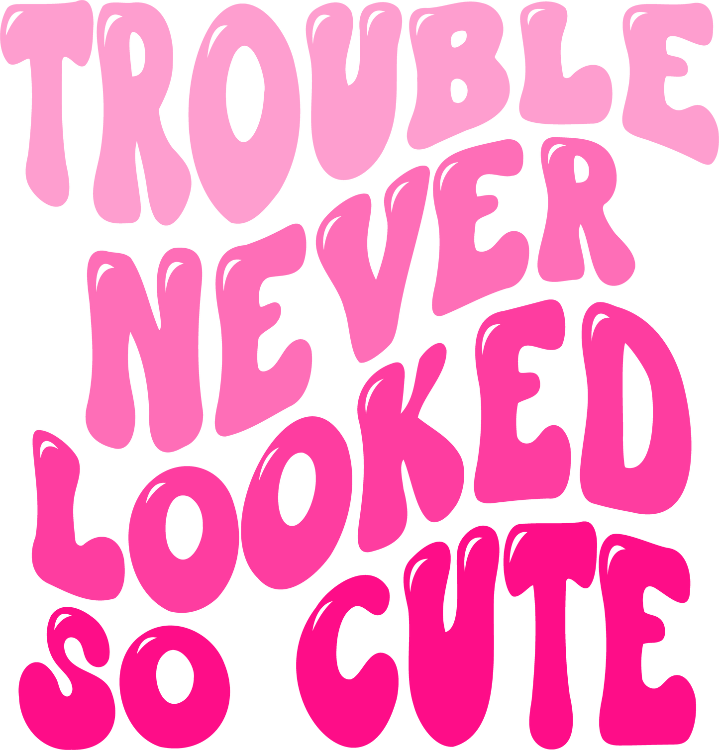 Trouble never