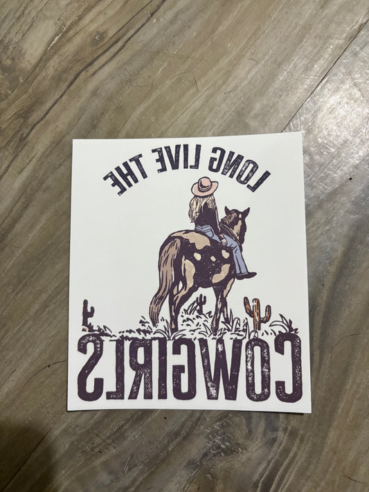 Long live cowgirls tee
