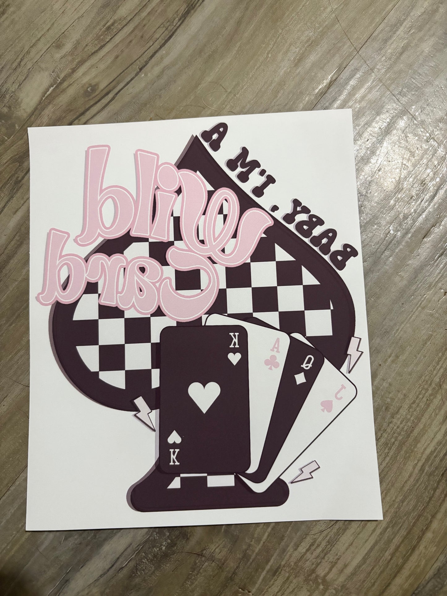 Baby im a wild card tee